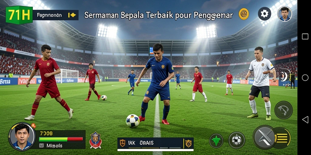 Tampilan gameplay nyata dari 71H saat bertanding di lapangan.