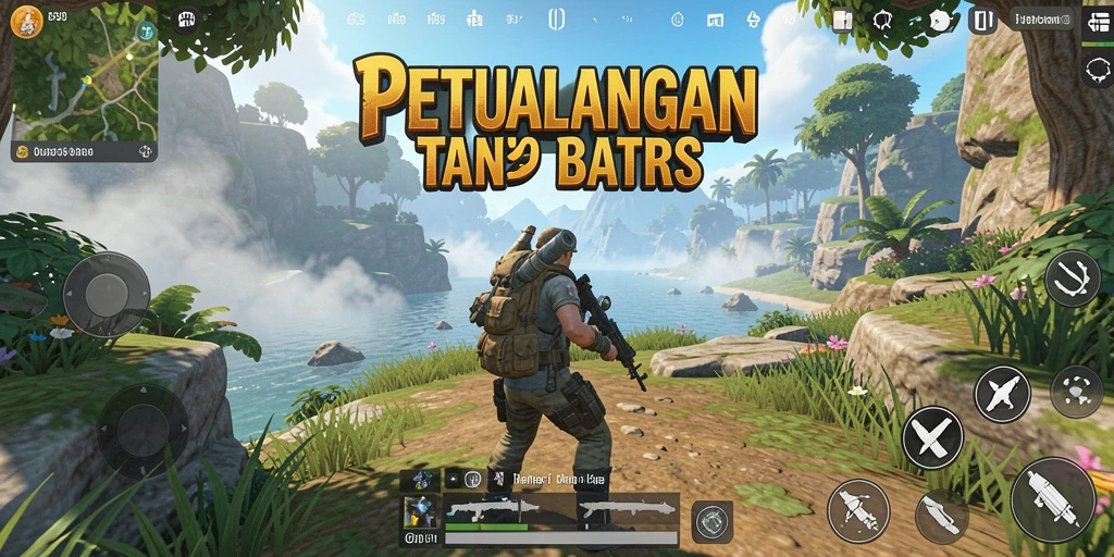 Screenshot menampilkan gameplay menarik dalam dunia Open World.