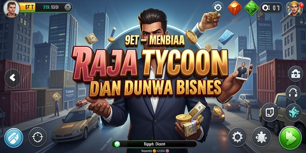 Screenshot 9ET menampilkan gameplay Tycoon yang dinamis dan menarik.
