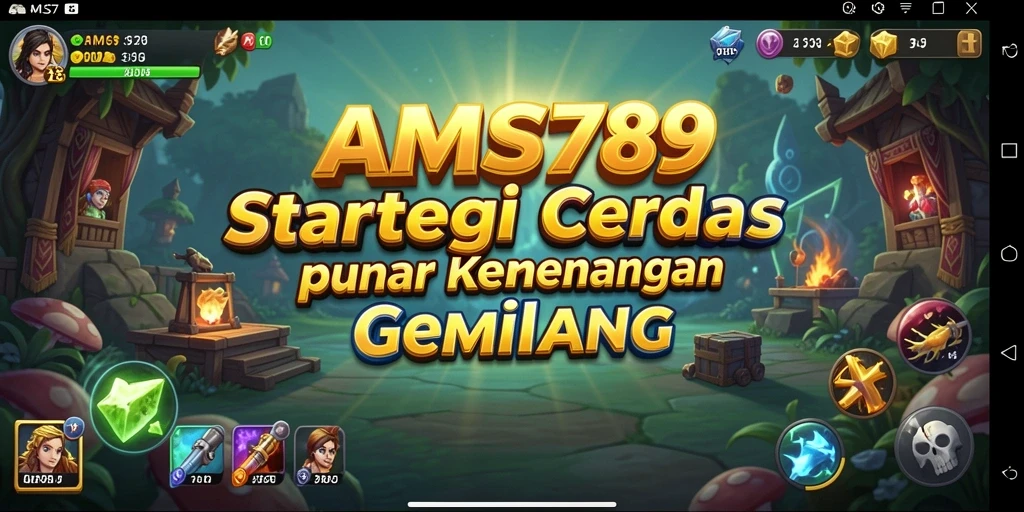 Screenshot menampilkan momen intens dari strategi pertempuran dalam AMS789.