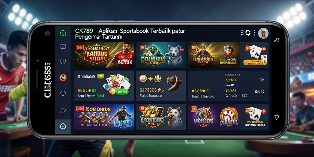 Screenshot CK789 menampilkan antarmuka taruhan olahraga yang menarik.
