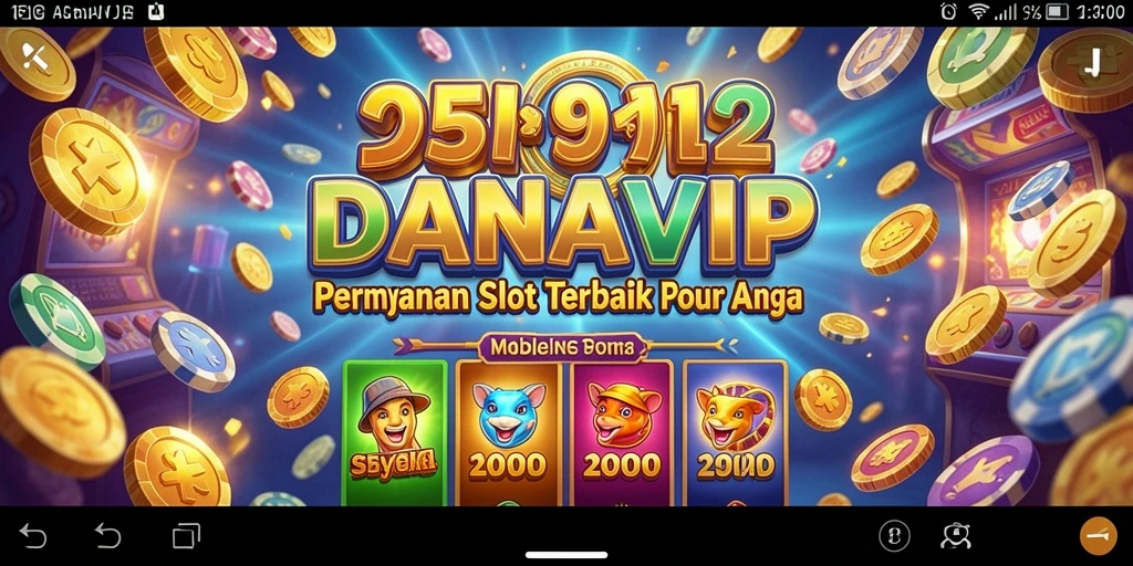Tampilan gameplay menarik dari permainan Slot DANAVIP.