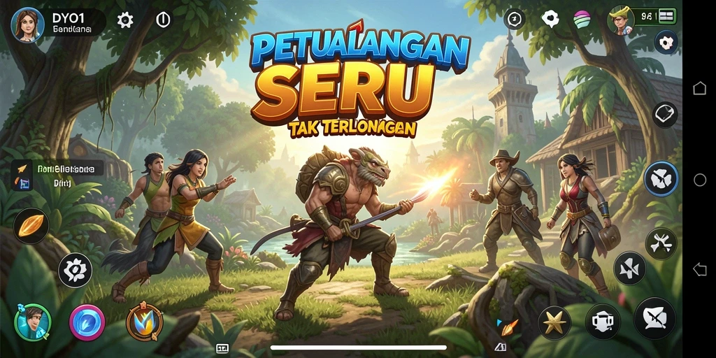 Screenshot yang menampilkan gameplay seru DYO1 dalam petualangan yang mendebarkan.