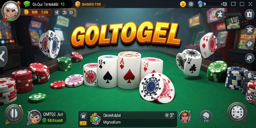 Tampilan gameplay QiuQiu yang seru dan menantang di GOLTOGEL.