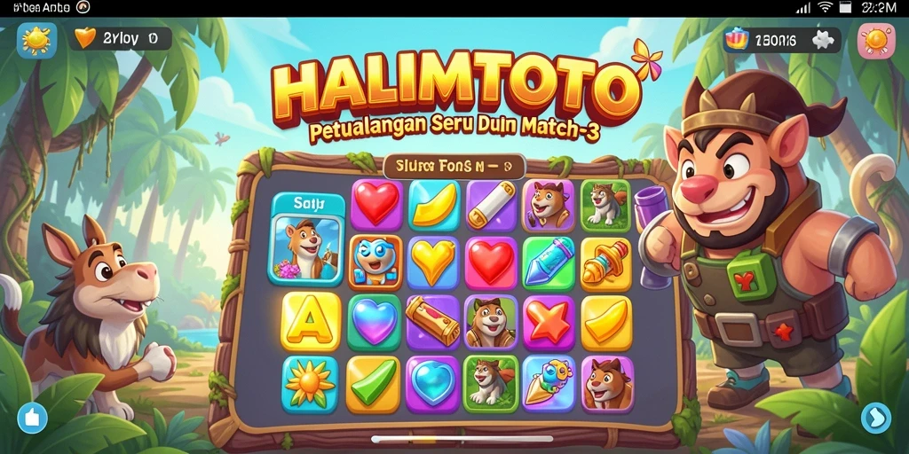 Tangkap momen seru mencocokkan objek di HALIMTOTO.