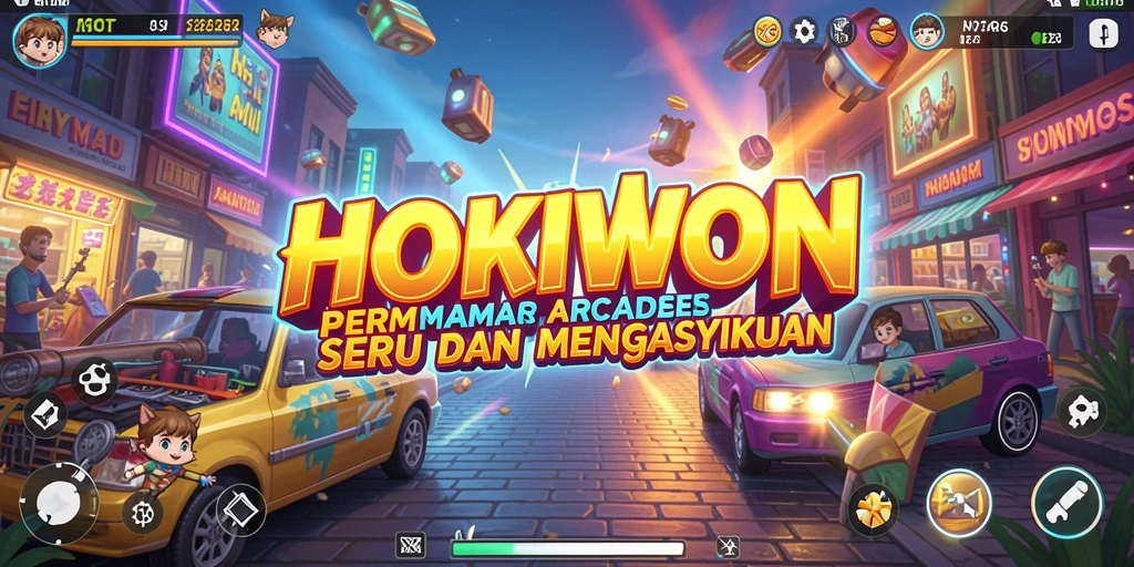 Tangkapan layar dari gameplay seru HOKIWON yang penuh aksi.