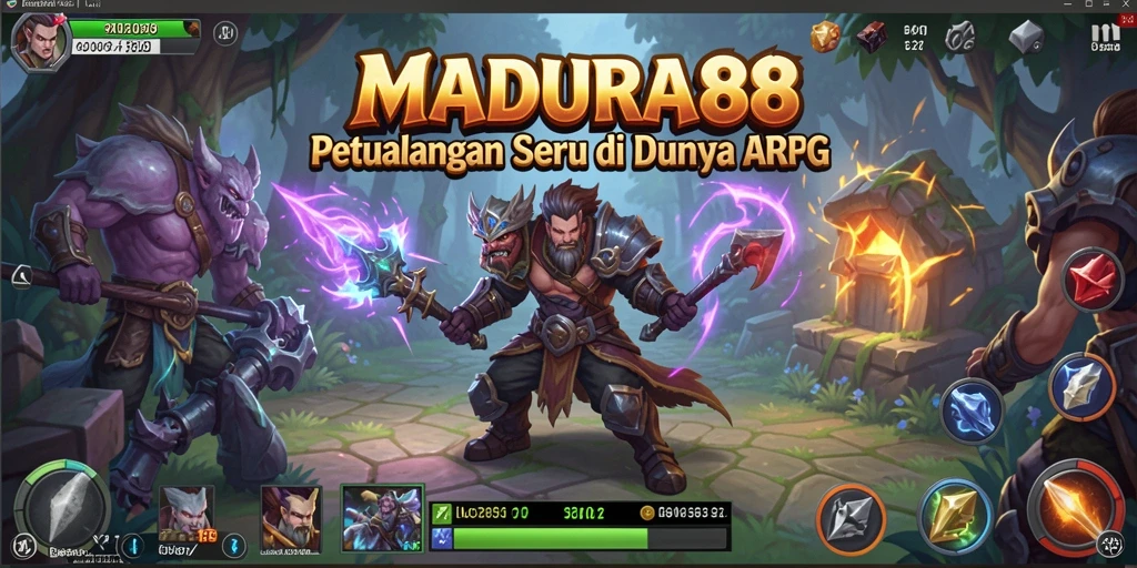 Tampilan gameplay seru di MADURA88 dengan aksi petualangan yang menawan.