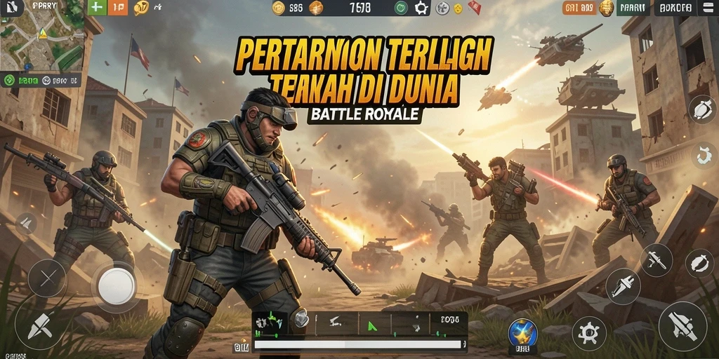 Gameplay seru PPRRYY di medan pertempuran Battle Royale.