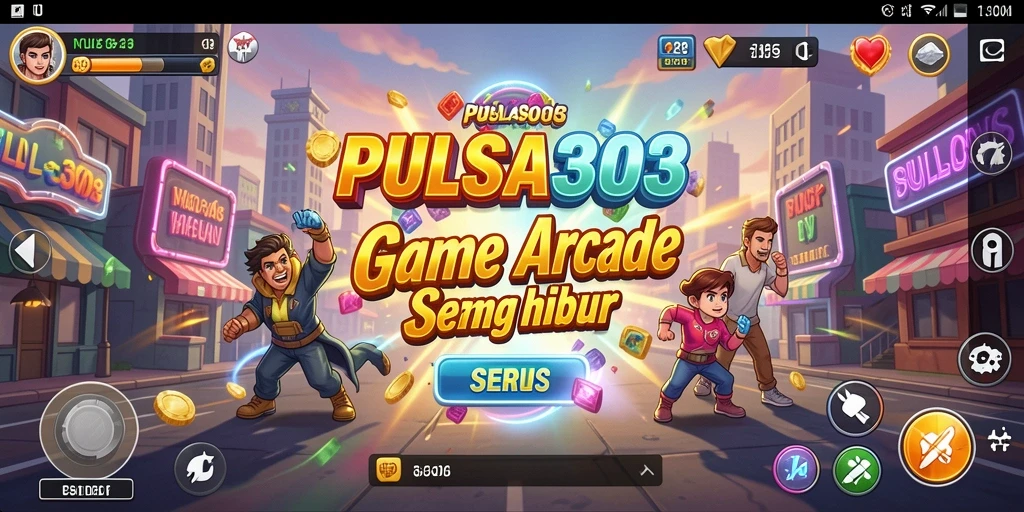 Screenshot PULSA303 menampilkan keseruan gameplay arcade yang menarik.