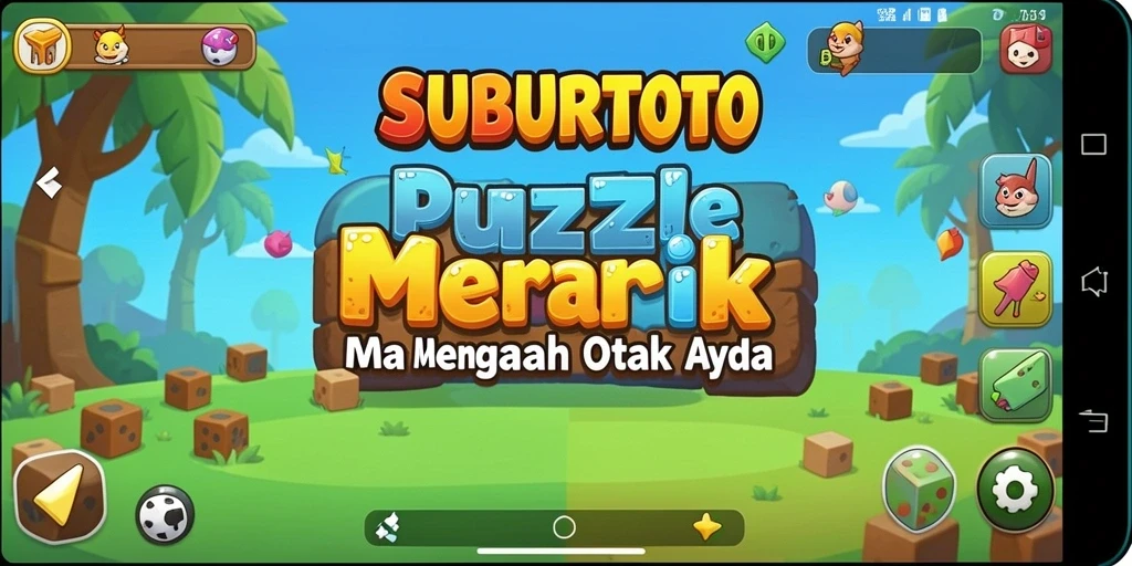 Tampilan gameplay SUBURTOTO yang menampilkan tantangan puzzle.