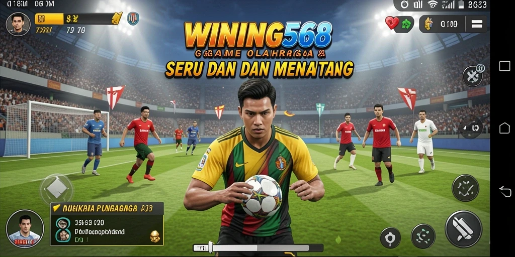 Tampilan screenshot <strong>WINNING568</strong> yang menampilkan aksi seru dalam permainan olahraga.